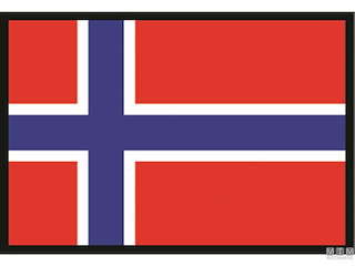 BANDIERA NORVEGIA 50X75CM 