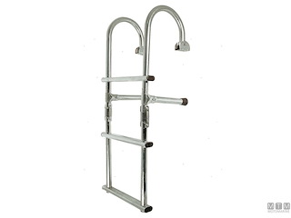 SCALETTA PIEGHEVOLE PASSAMANO 3 GRADINI ACCIAIO INOX AISI 316