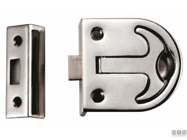 CHIUSURA A INCASSO CON MANIGLIETTA A T 57X65MM IN ACCIAIO INOX