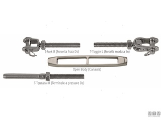 FORCELLA SNODATA SX UNF 1/2