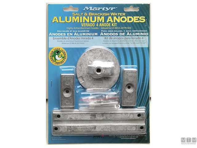 KIT ANODI VERADO 4/OPTIMAX AL