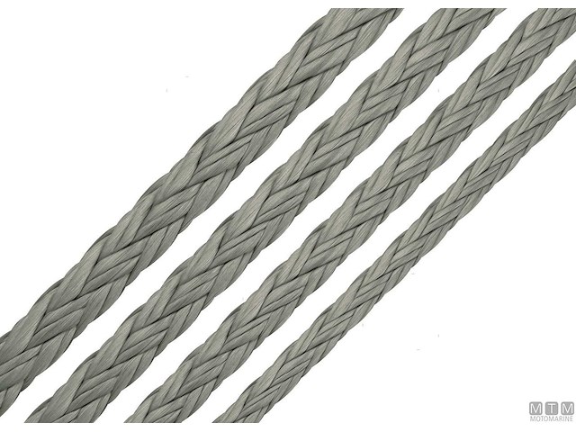 CIME IN DYNEEMA SENZA CALZA LIROS D-PRO 2.5MM 100M GRIGIA ARGENTO