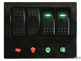 PANNELLO STARTECH 6 INTERRUTTORI