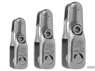 GIUNTO ANCORA FISSO KONG PER CATENA D6/8MM IN ACCIAIO INOX 316