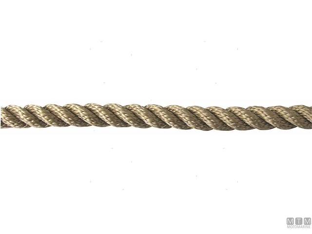 CIMA AMERICANA DA ORMEGGIO ORO IN POLIESTERE 14MM 150M