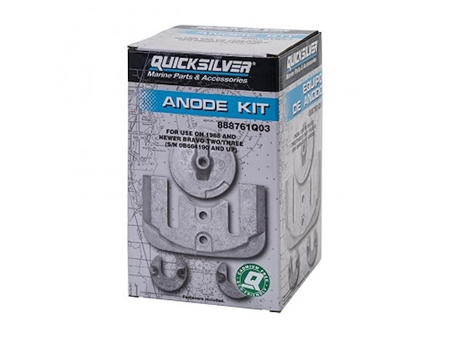 KIT ANODI MERCURY BRAVO TWO 888761Q03