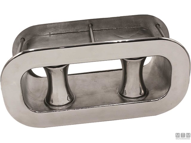 PASSACAVI CUBIA A RULLI 340X160MM INOX