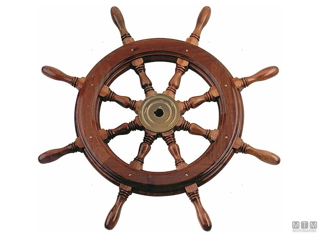 RUOTA TIMONE TIPO CM IN MOGANO D420MM