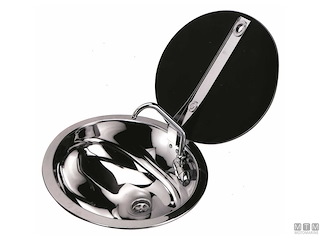 LAVELLO SFERICO COVER 300X180 INOX