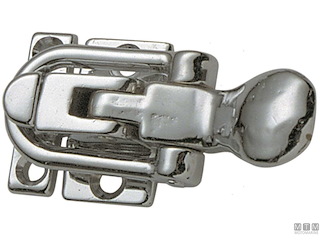 CHIUSURA A LEVA PIANA 70X35MM IN OTTONE CROMATO