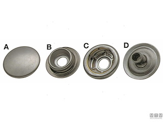 BOTTONE SOTTOBASE 1000PZ INOX 