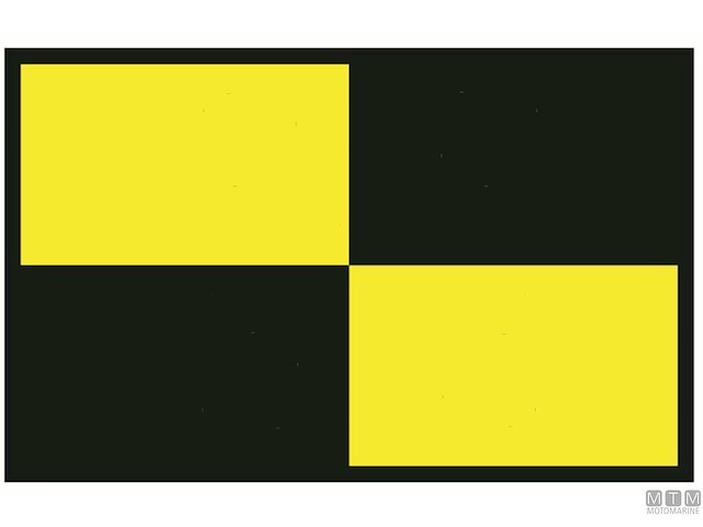 BANDIERA SEGNALE L LIMA 40X60CM 