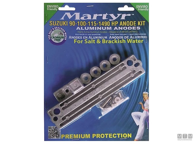 KIT ANODI SUZUKI 90/100/115/140 AL 