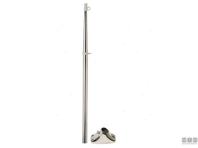 ASTA BANDIERA CAP H800 D25MM INOX