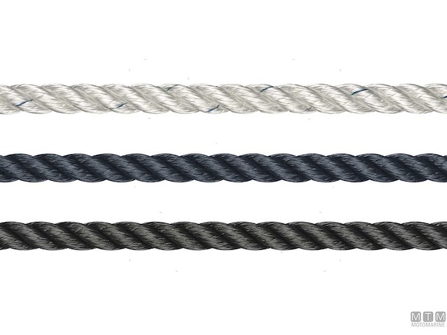 CIMA DA ORMEGGIO LIROS IN POLIESTERE BLU NAVY 8MM 200M