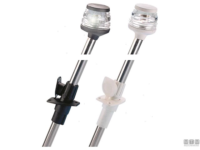 FANALE ASTA TEL H60MM BIANCO 12M 