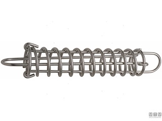 MOLLA DA ORMEGGIO INOX L350 D75