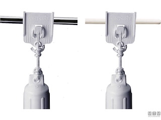 COPPIA GANCI PORTA-PARABORDI FENDER-TENDER IN PLASTICA