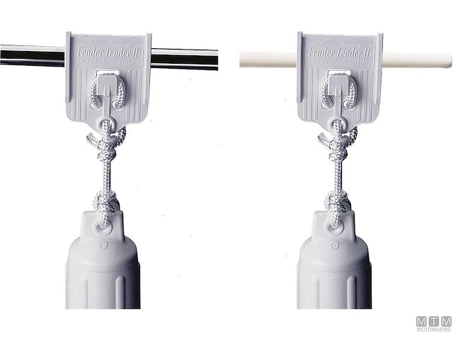 COPPIA GANCI PORTA-PARABORDI FENDER-TENDER IN PLASTICA