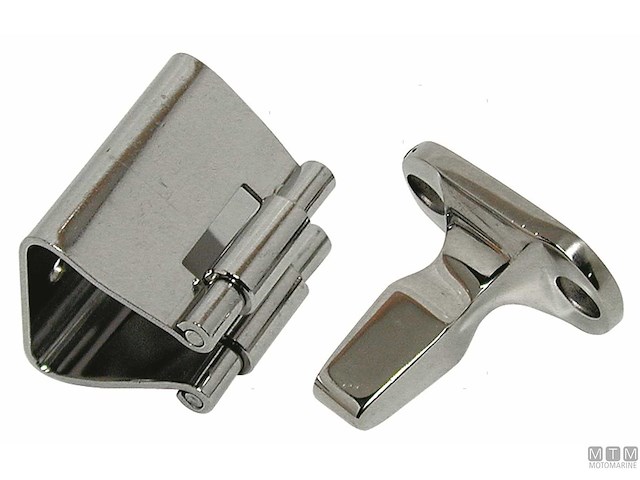 ARRESTO A SPINTA 40X32MM IN ACCIAIO INOX