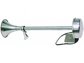 TROMBA SINGOLA AA 12V INOX