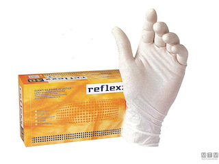 GUANTI LATTICE DERMALOE L 100PZ 