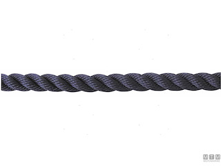 CIMA AMERICANA DA ORMEGGIO BLU NAVY IN POLIESTERE 28MM 100M