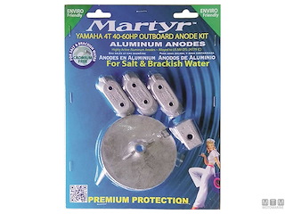 KIT ANODI YAMAHA 4T 40/60 AL 