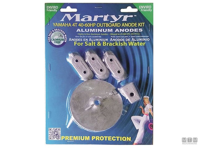 KIT ANODI YAMAHA 4T 40/60 AL 