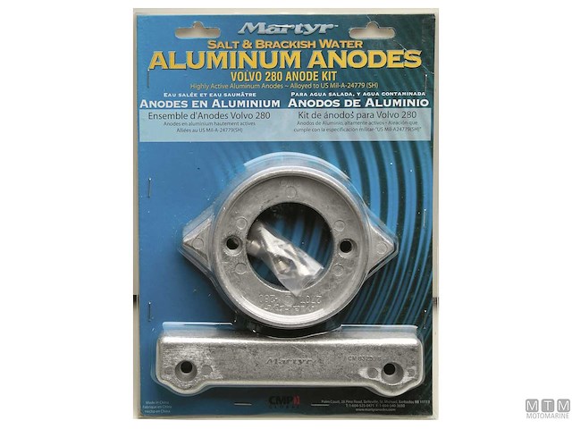 KIT ANODI VOLVO 280 AL