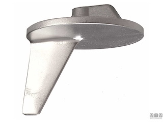 ANODO PINNA ALPHA TAGLIATA ZN 