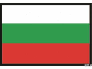 BANDIERA BULGARIA 30X45CM 