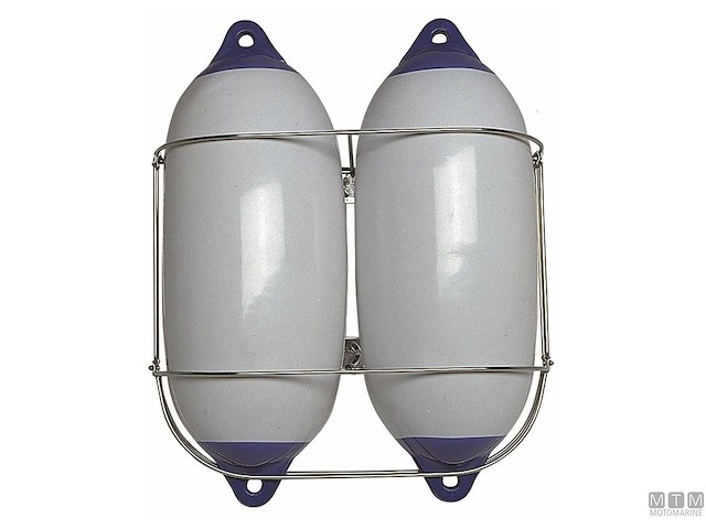 PORTAPARABORDI TRIPLO CLASSICO D170MM ACCIAIO INOX 316