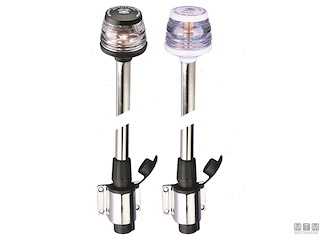 FANALE ASTA PARETE H100MM BIANCO 12M 