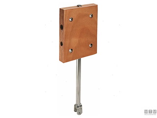 SUPPORTO MOTORE BATTAGLIOLA A MORSETTO D22/25MM ACCIAIO INOX E LEGNO