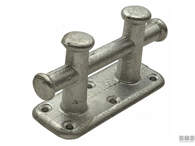 BITTA INROCIATA DOPPIA 260MM ZINCATA