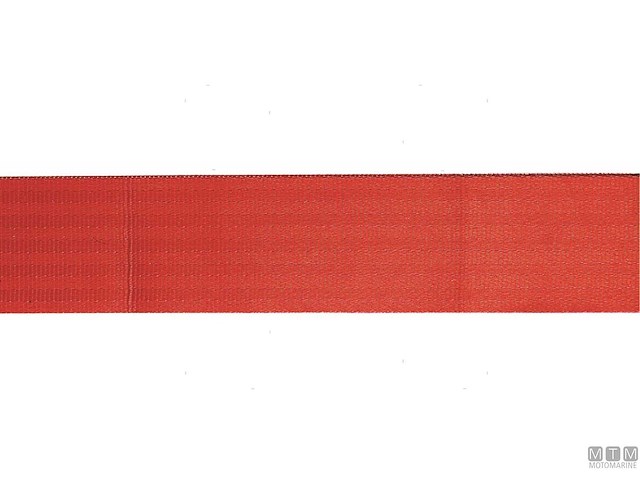 ROTOLO DI CINGHIA IN POLIPROPILENE ROSSO 40MM 50M