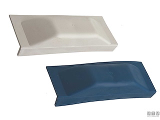 PIASTRA PARACOLPI DRITTA 50 CM BLU