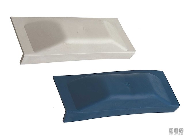 PIASTRA PARACOLPI DRITTA 50 CM BLU