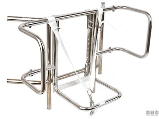 SELLA ZATTERA REG INOX+CLAMP