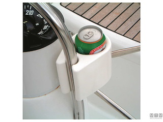 PORTABICCHIERI CLIP BLU 