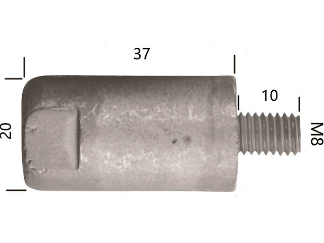 ANODO BARROTTO YANMAR 6CX-ETE ZN 