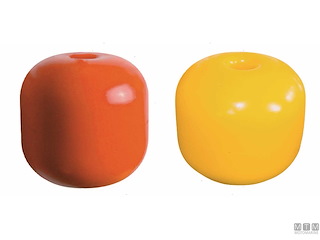 GALLEGGIANTE MAJONI DURA FLOAT ROUND GIALLO D20 CM H20 CM