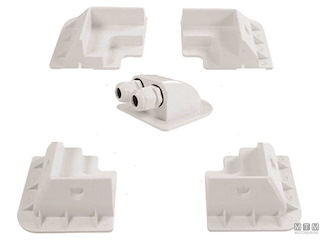 KIT FISSAGGIO PANNELLI SOLARI WHITE