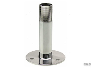 BASE ANTENNA ACCIAIO INOX H107MM