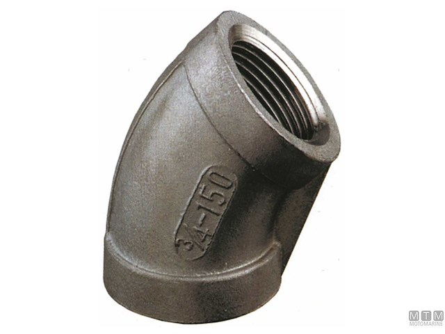 GOMITO 45°F-F 1"1/2 INOX