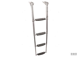 SCALETTA TELESCOPICA PER PLANCE LARGE 3 GRADINI ACCIAIO INOX AISI 316