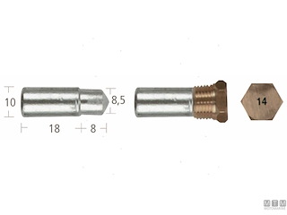 ANODO BARROTTO LOMBARDINI ZN 
