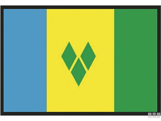 BANDIERA ST.VINCENT 40X60CM 