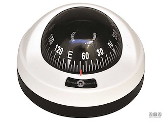 BUSSOLA RV LED ARIES 2"1/2 BIANCA/NERA 